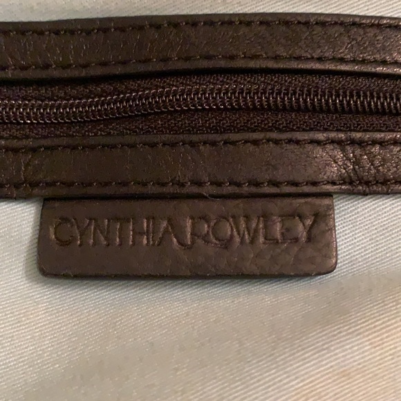 Cynthia Rowley Purplish Blue Leather Snakeskin Print Shoulder Bag EUC - Picture 8 of 11